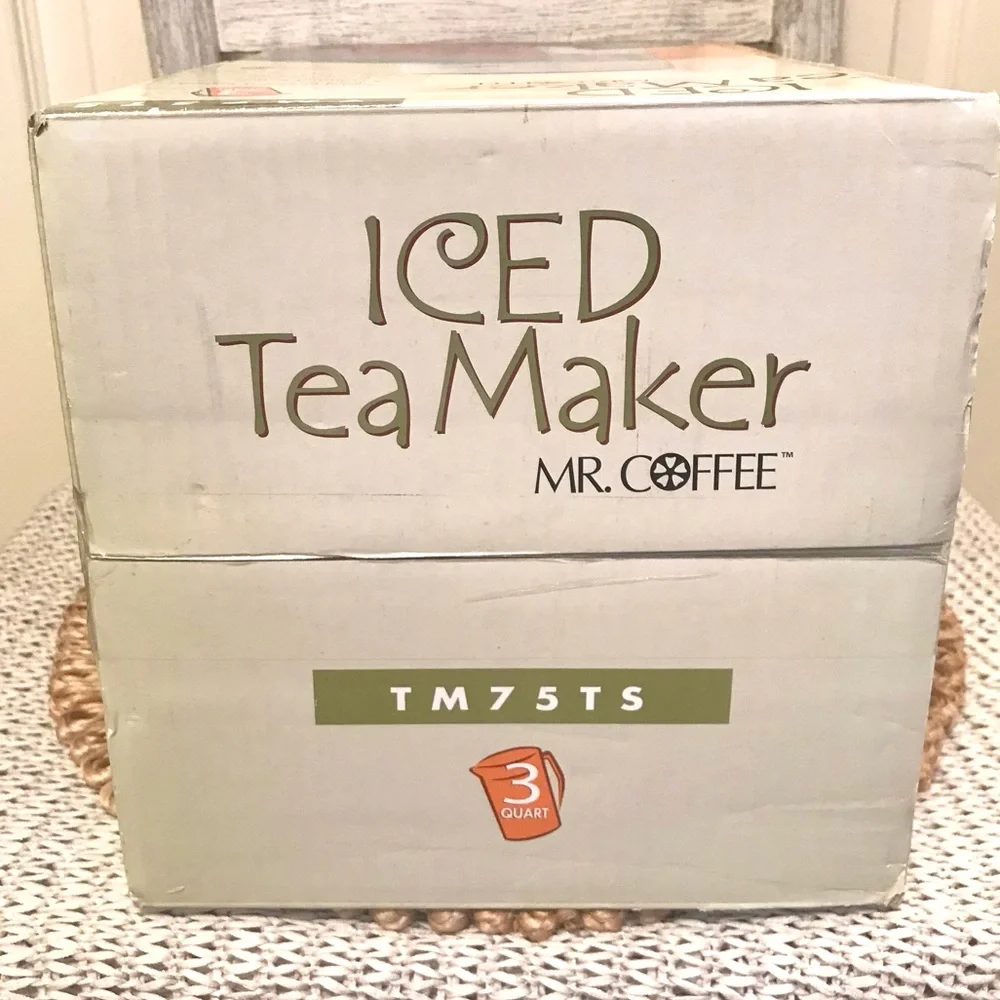 Mr. Coffee Iced Tea Maker TM75TS 2011 Factory Sealed